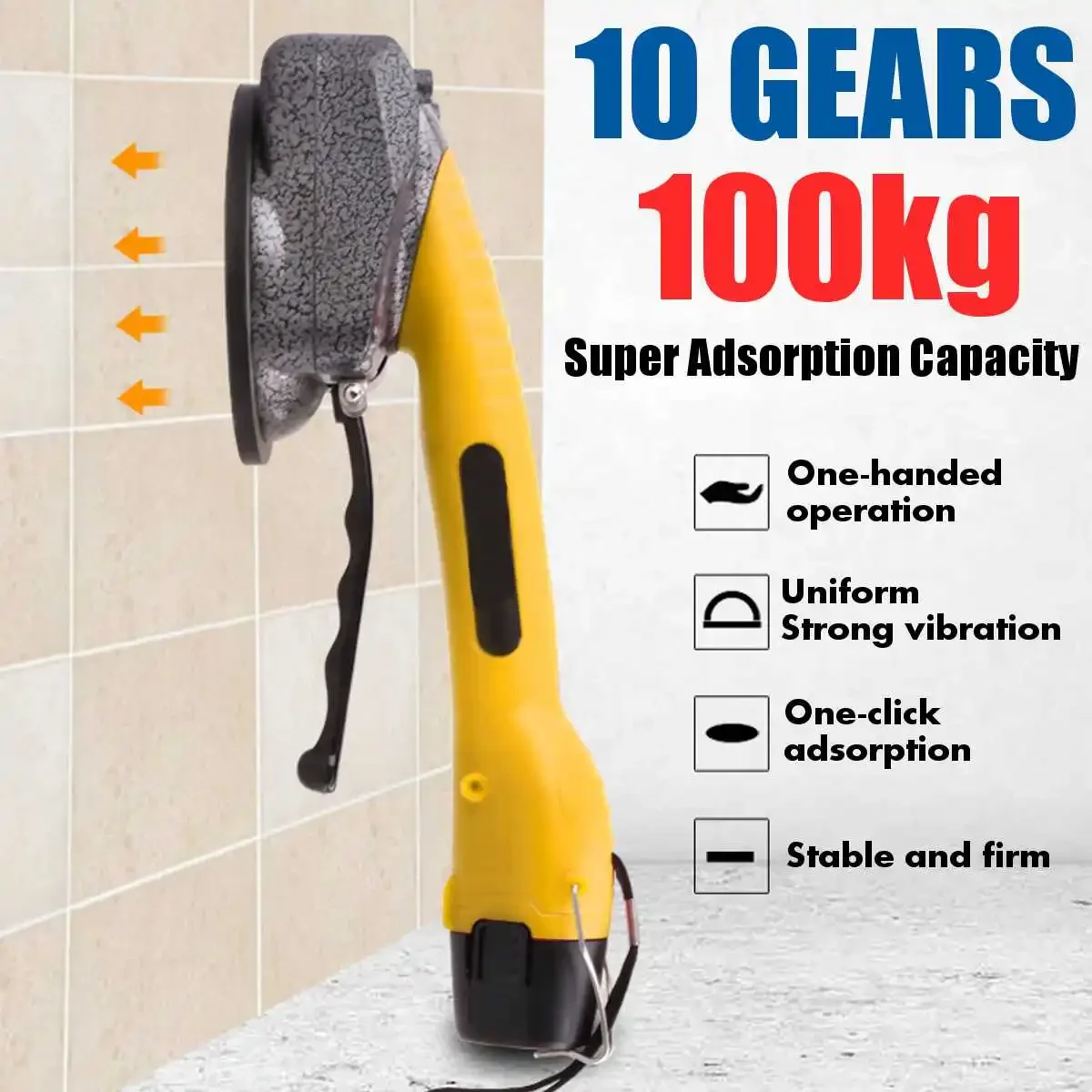 Tile Tiler Machine Handheld Vibrator Automatic Leveling Machine Tiling Machine For Laying Tiles