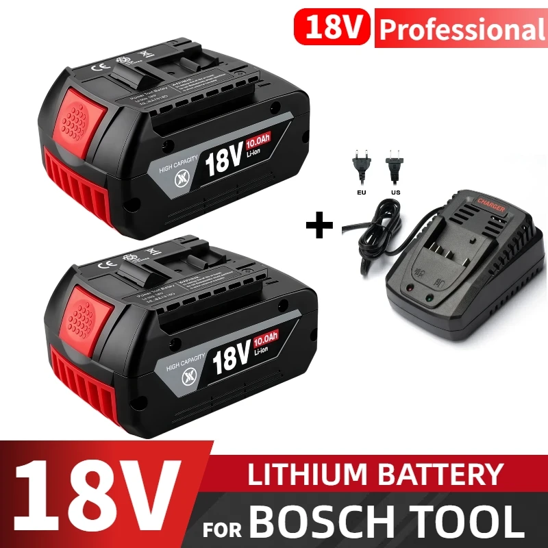 Original for BOSCH 18V 12.0Ah Lithium Battery, 18V Professional Tool Rechargeable Battery BAT609,BAT618, BAT610, BAT619