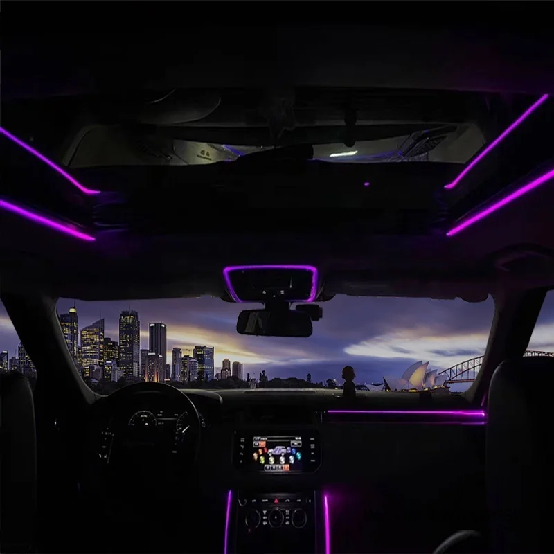Factory Wholesale Car Decoration Lamp Auto LED Lighting System Atmosphere Lighting for Land Rover Range Vogue 2013-2017