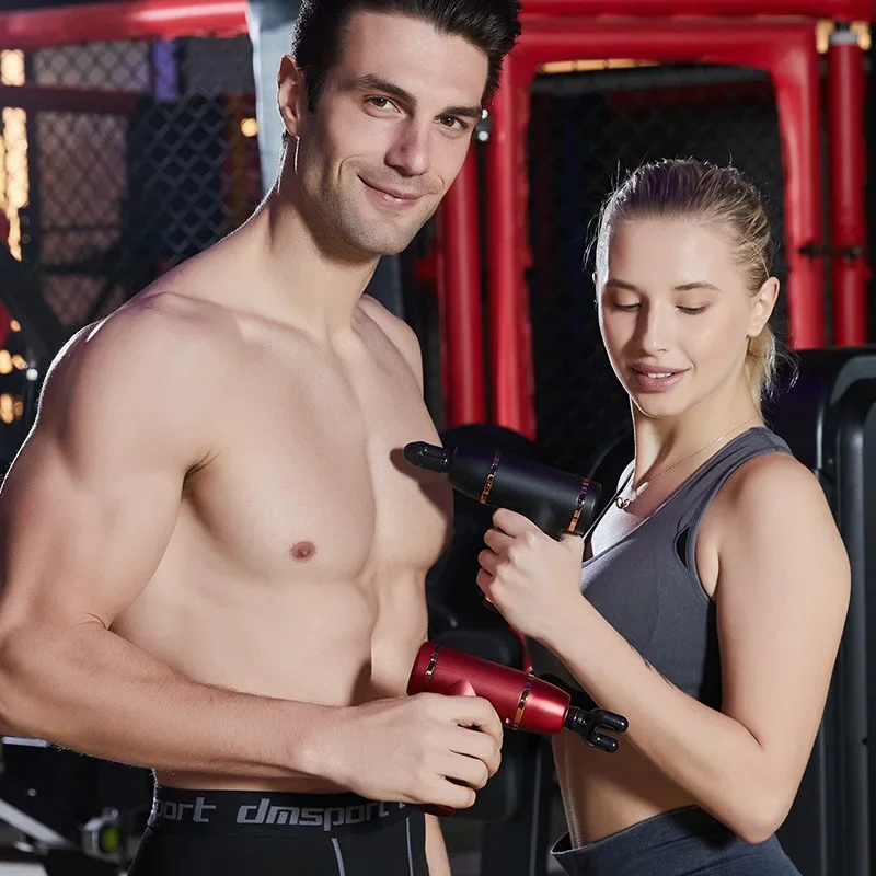 مسدس تدليك احترافي مع حقيبة محمولة، مسدس فآسيا كهربائي، راحة العضلات، تخفيف الألم، تشكيل اللياقة البدنية #4