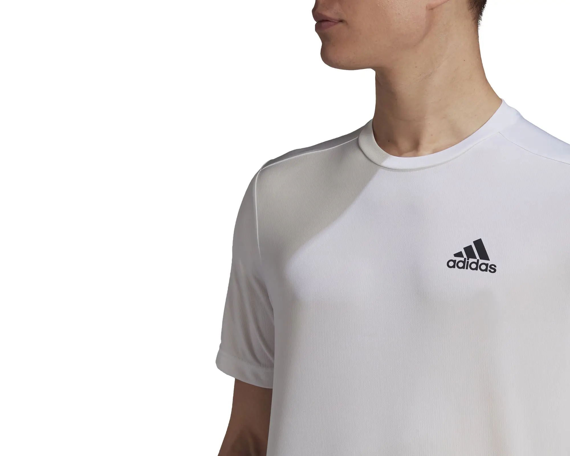 Adidas Original men's Daily Wear t-shirt White Color Sporty Walking Training Sports Daily M Pl t-shirt