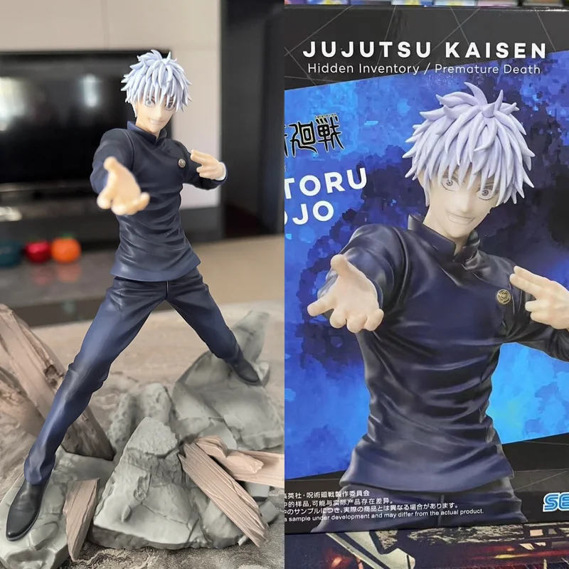 17 см SEGA Luminasta Jujutsu Kaisen Dai 2 Ki Gojo Satoru Gekisen Настольная милая фигурка Аниме Модель Коллекционные игрушки Подарок ребенку 17 см SEGA Luminasta Jujutsu Kaisen Dai 2 Ki Gojo Satoru Gekisen Настольная милая фигурка Аниме Модель Коллекционные игрушки Подарок ребенку