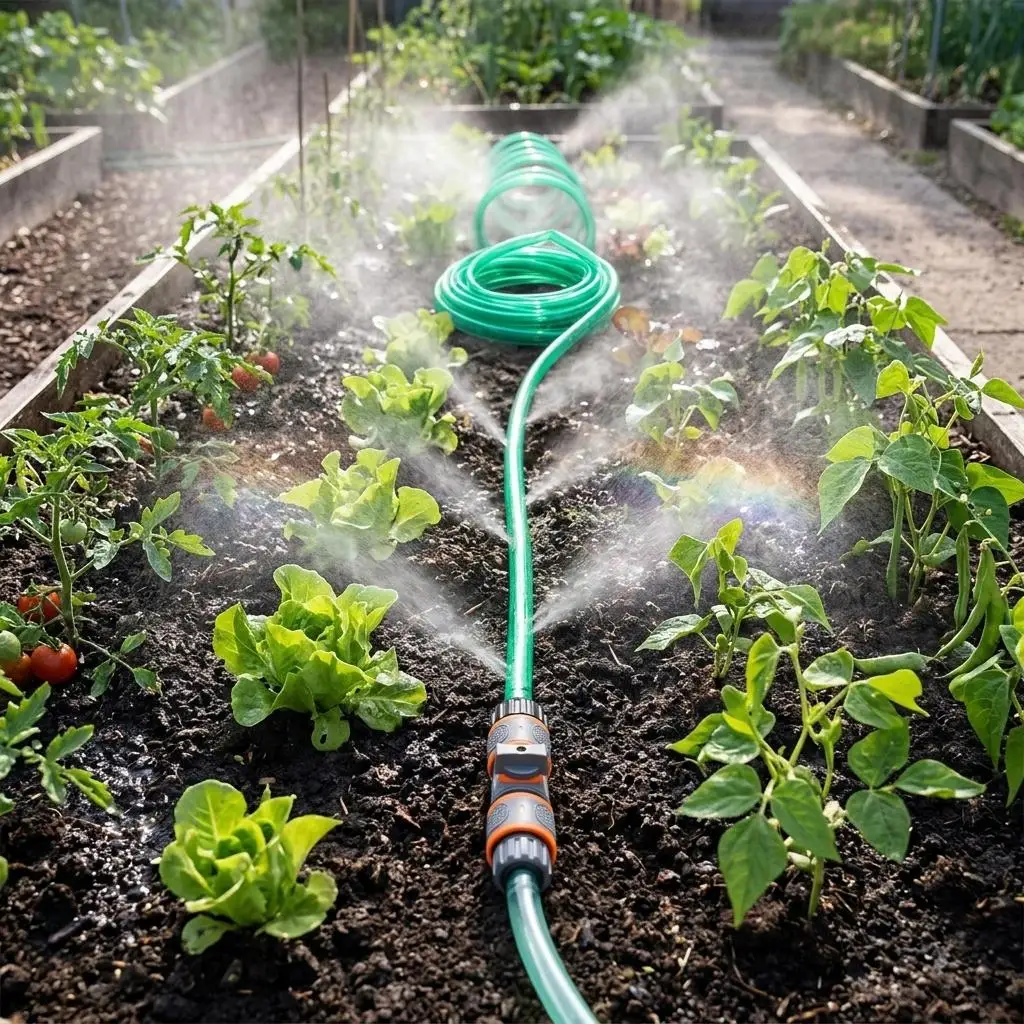 Garden Soaker Hose Expandable Flexible Water Hose for Flower Bed Watering Irrigation Drip Hoses for Vegetable