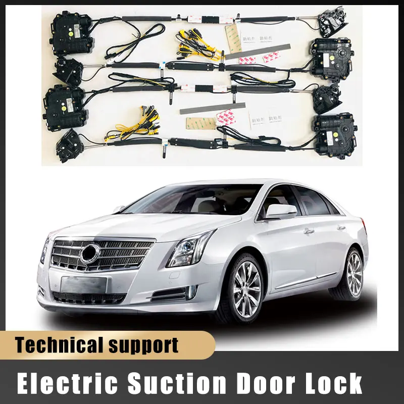 Car Soft Close Door Latch Pass Lock Actuator Electric Absorption Suction Silence Closer For Cadillac Xts 2017~2023