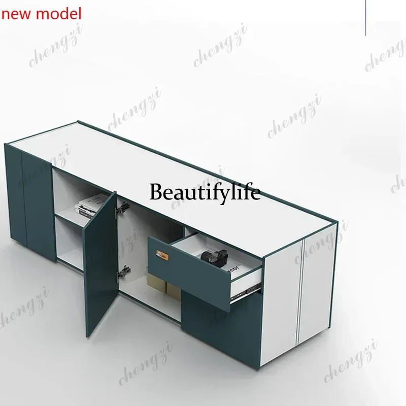 A74  Aesthetic Office Desk Accessories Minimalist Furniture Multifunctional Organizer Computer Executive Tavolino Unique Furnitu