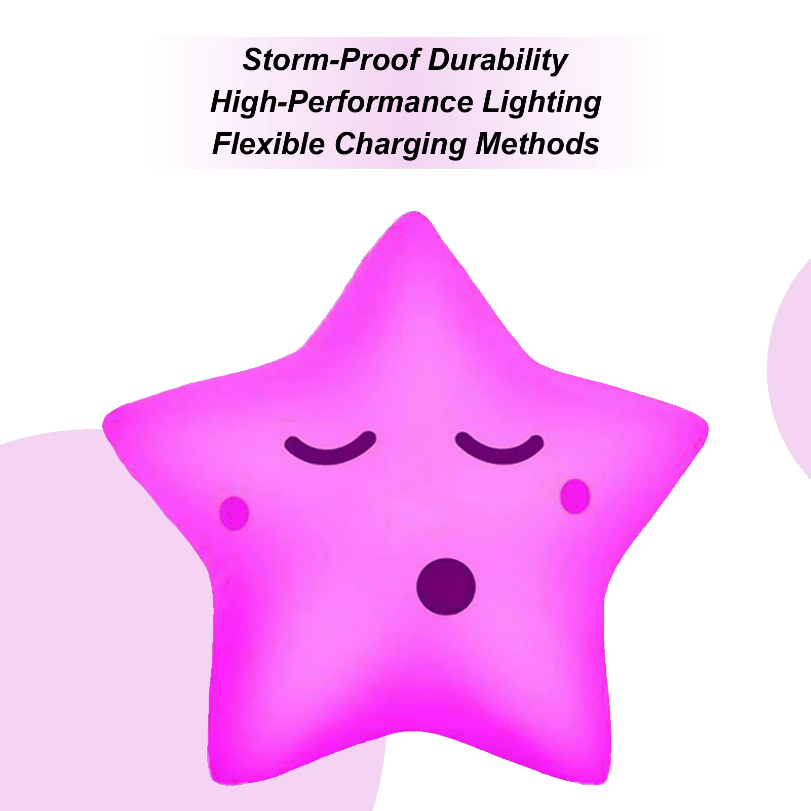 Floating Lights Star 7-Color Changing Floating LED Lights Waterproof USB Lamp For Party Supplies Garden Hot Tub Patio
