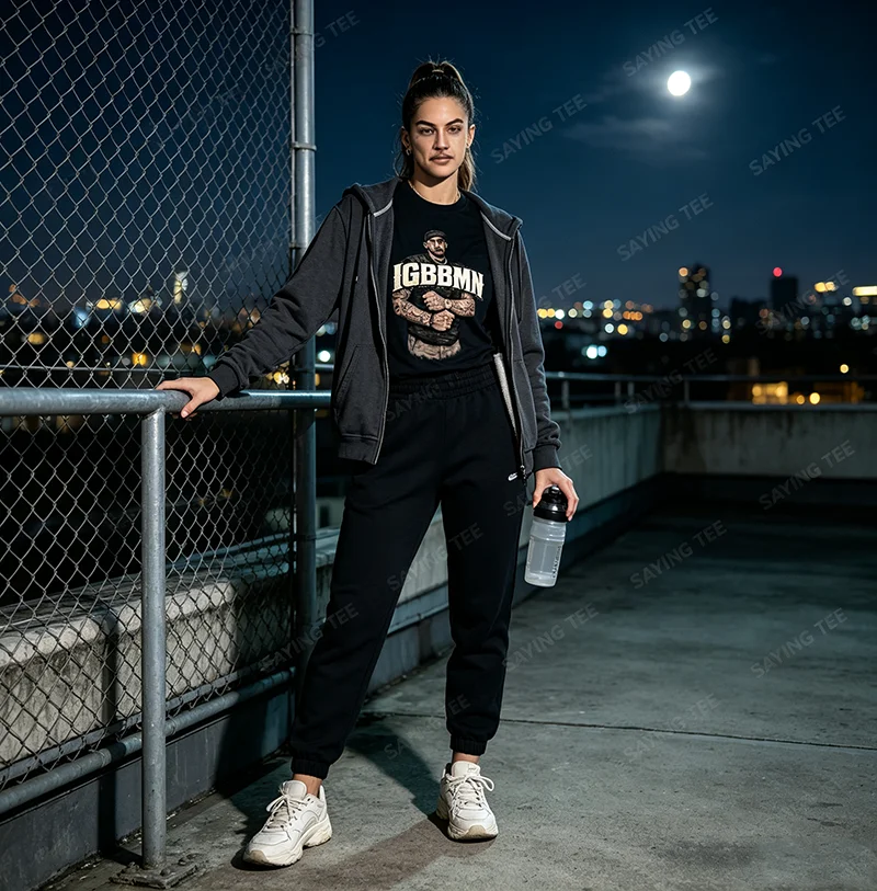 Humor IGBBMN Es wird schlimm werden, mein Ninja T-Shirt Lustiges Virales Meme-Geschenk Herren Grafik-Bekleidung MMA Herren Scherzartikel Kampf-Gym-Outfit – Detail 4