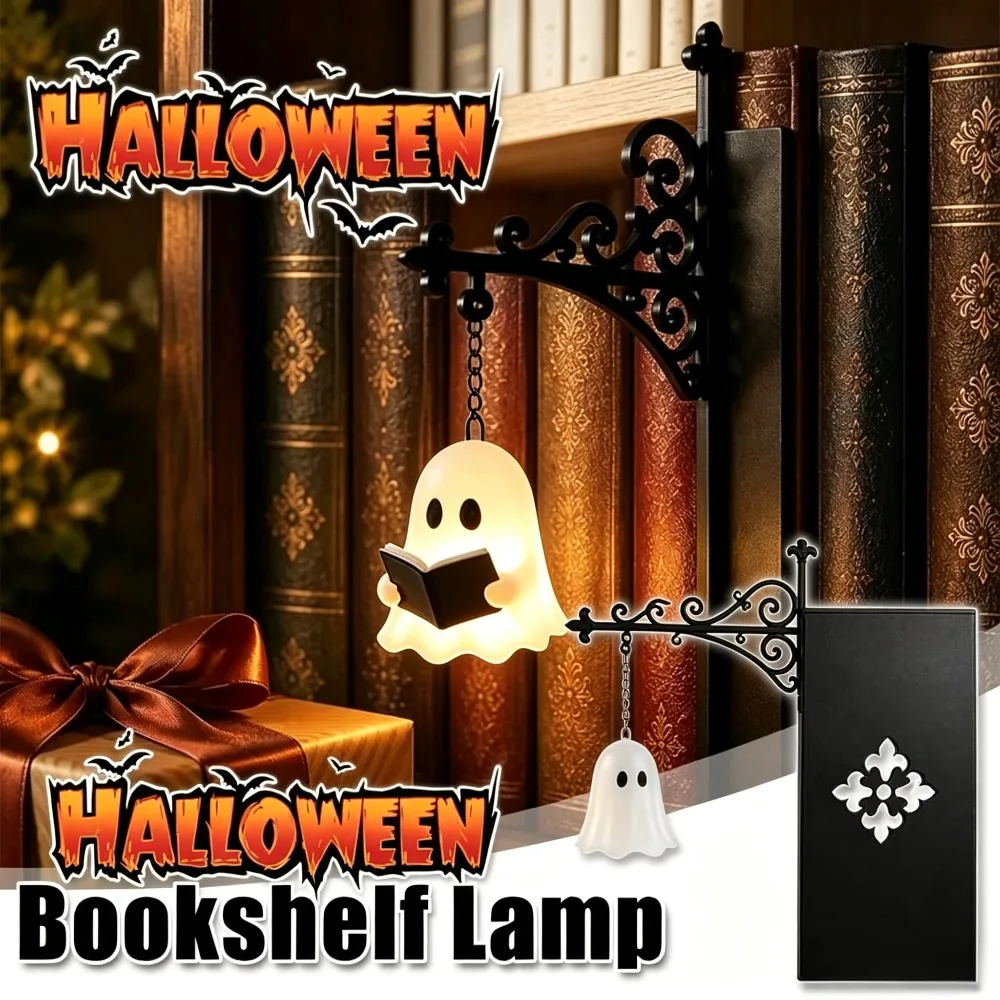 Reading Reading Light Soft Glow Ghost Bookshelf Light Vintage Fantasy Book Nook Lamp Decorative Library Lantern Reading Light for Book - Aliexpress Deal