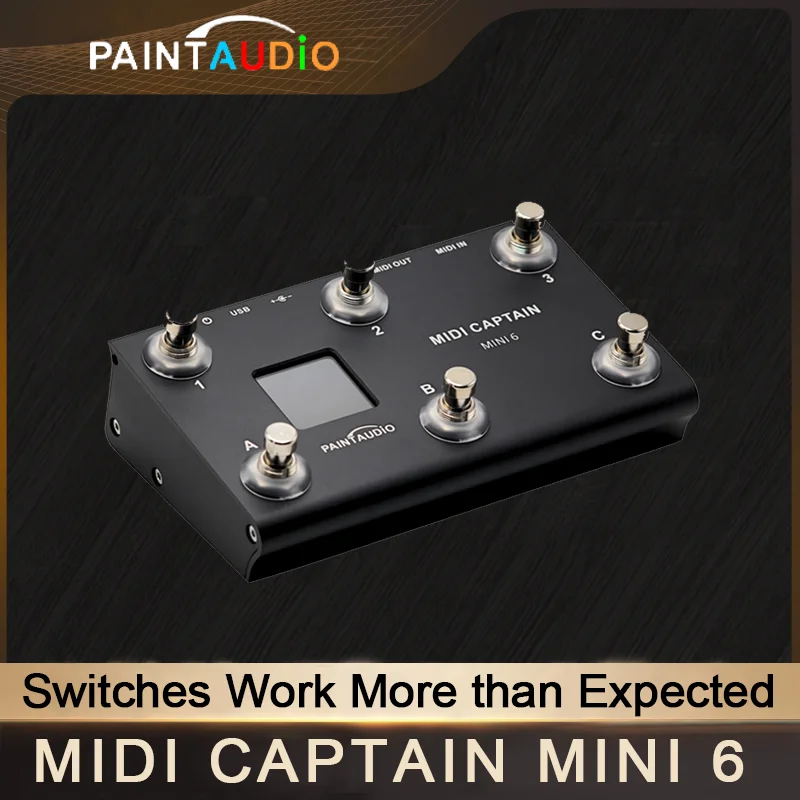 PAINTAUDIO Paint Audio Midi Captain MINI 6, многофункциональный портативный гитарный эффектор