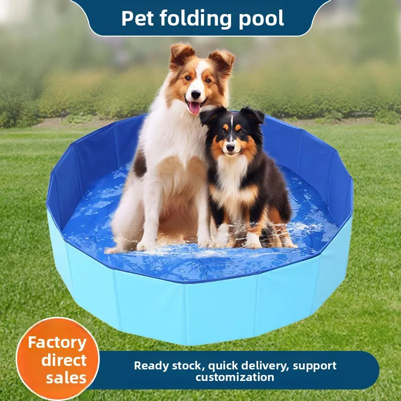 Practical Hit Foldable Pet Swimming Pool Portable Dog Folding Bath Basin Small and Medium-sized Pet Pool