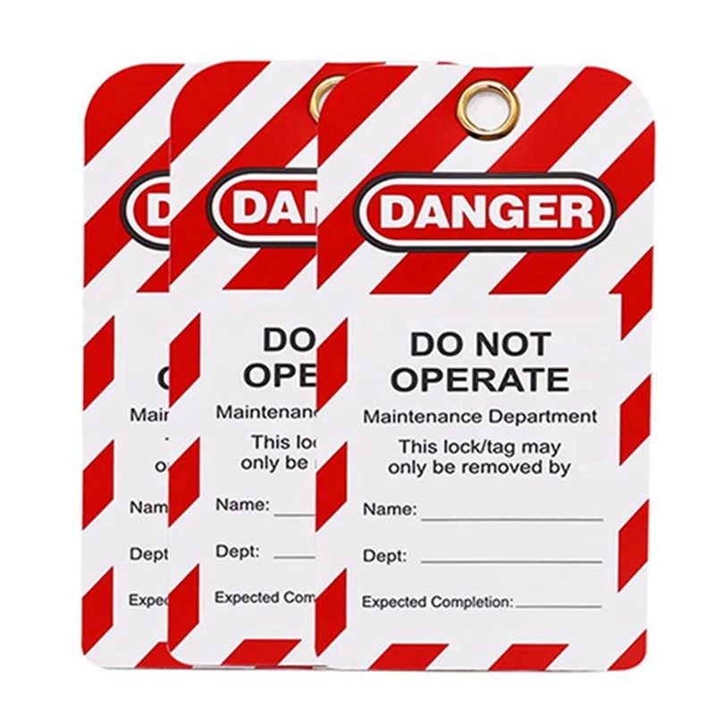 Lockout Tagout Set Kit Group Lockout Hasps Universal Circuit Breaker Lockout mit schwarzer Tasche