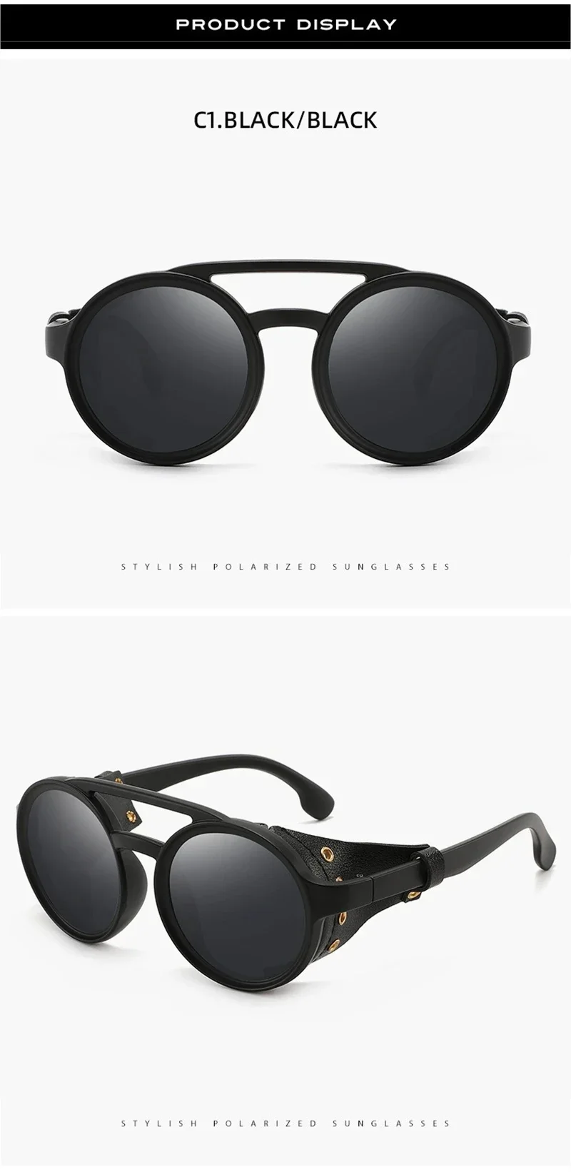 Neue Punk Polarisierte Nachtsicht Gläser Winddicht Retro Outdoor Radfahren Sonnenbrille Pilot Fahren Und Wandern Reise Gläser