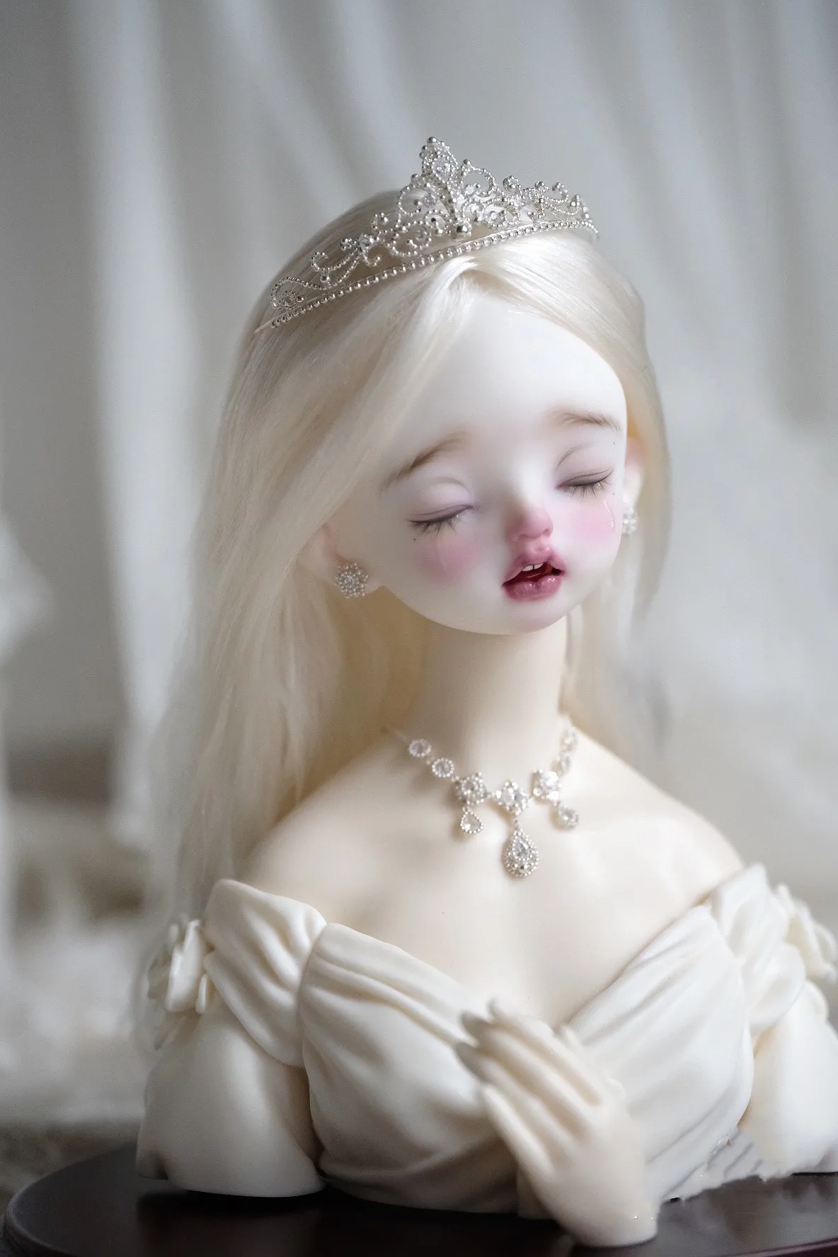 Tiara 1/6 BJD Doll Crown Necklace Earring Jewelry Accessories