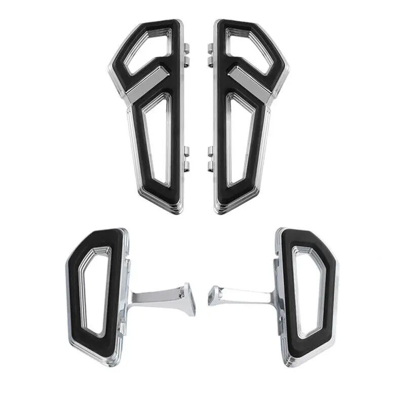 Motorcycle Rider Driver Passenger Footboards For Harley Touring Road Glide 1993-2023