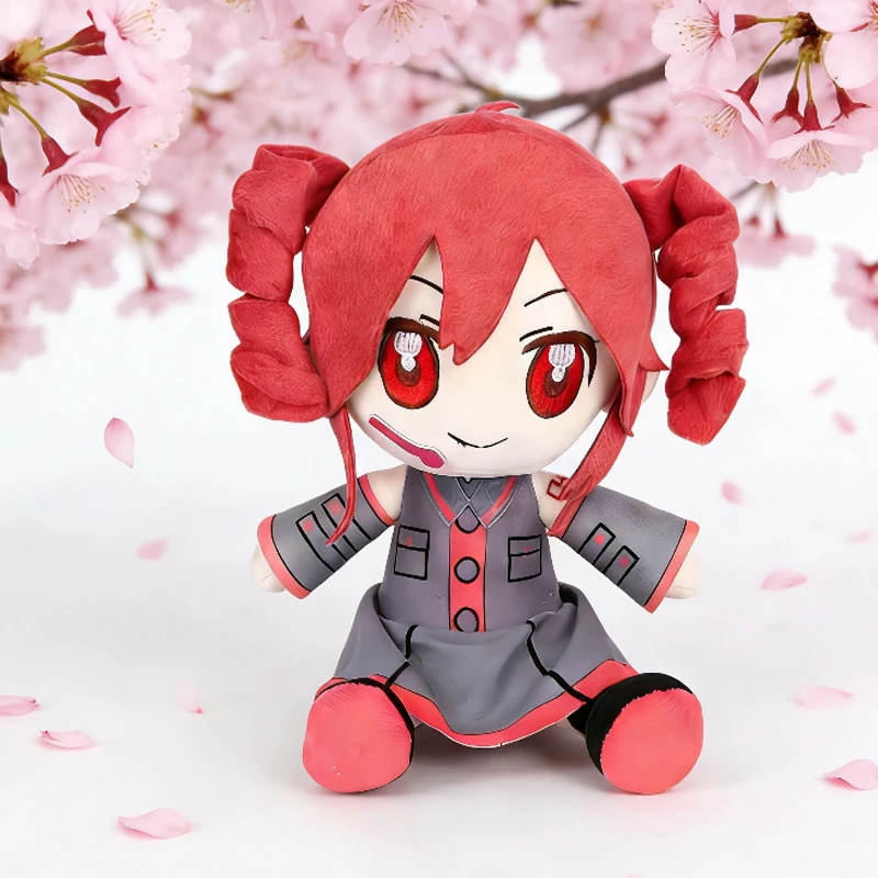 

NEW Kasane Teto Plush Toy Soft Doll Stuffed Plushies Figure Anime Cosplay Cartoon Birthday Present Christmas Gift for Fans Girl