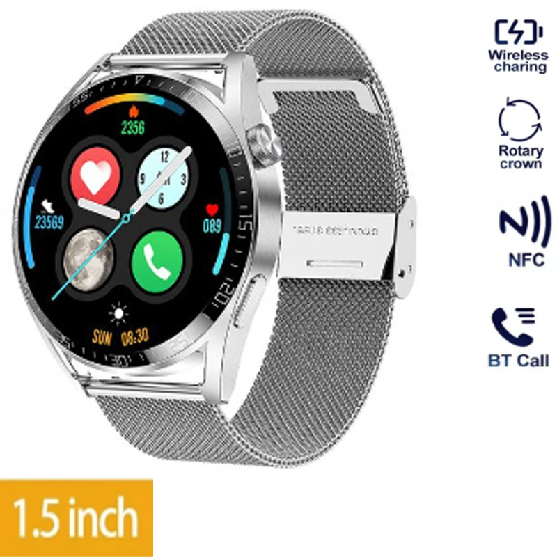 

2023 New Bluetooth Answer Call Smart Watch Men 1.5" Man Women for Samsung Galaxy A04S A53 A73 A13 14 34 A23 Motorola Moto E40