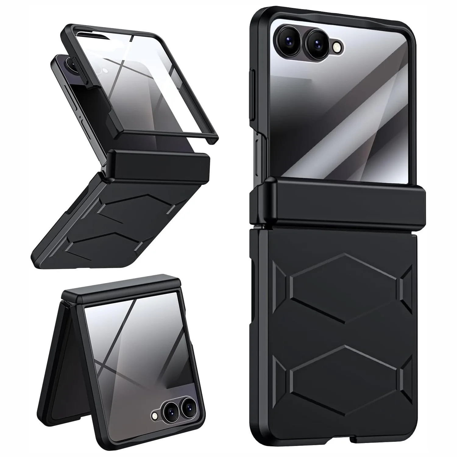 

case for Samsung Z FLIP 7 magnetic attraction protective case full coverage Integrated shell and membrane tough shell plain