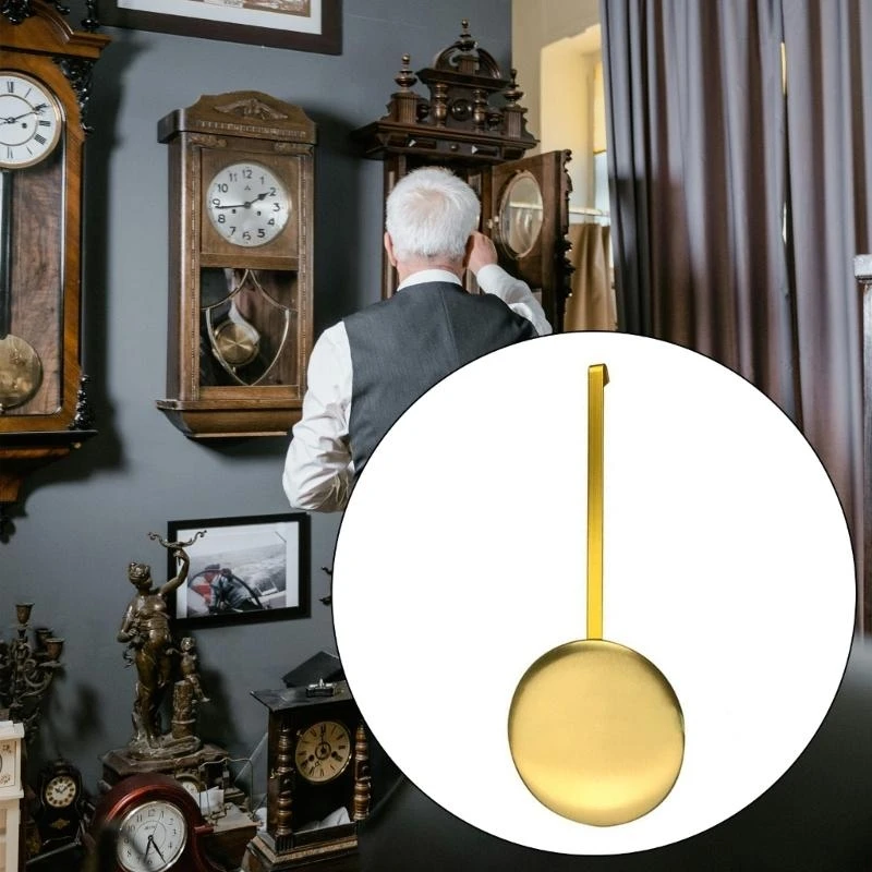  Elegant Gold Clock Pendulum Metal Swing Motion Clock Movement for Timepieces