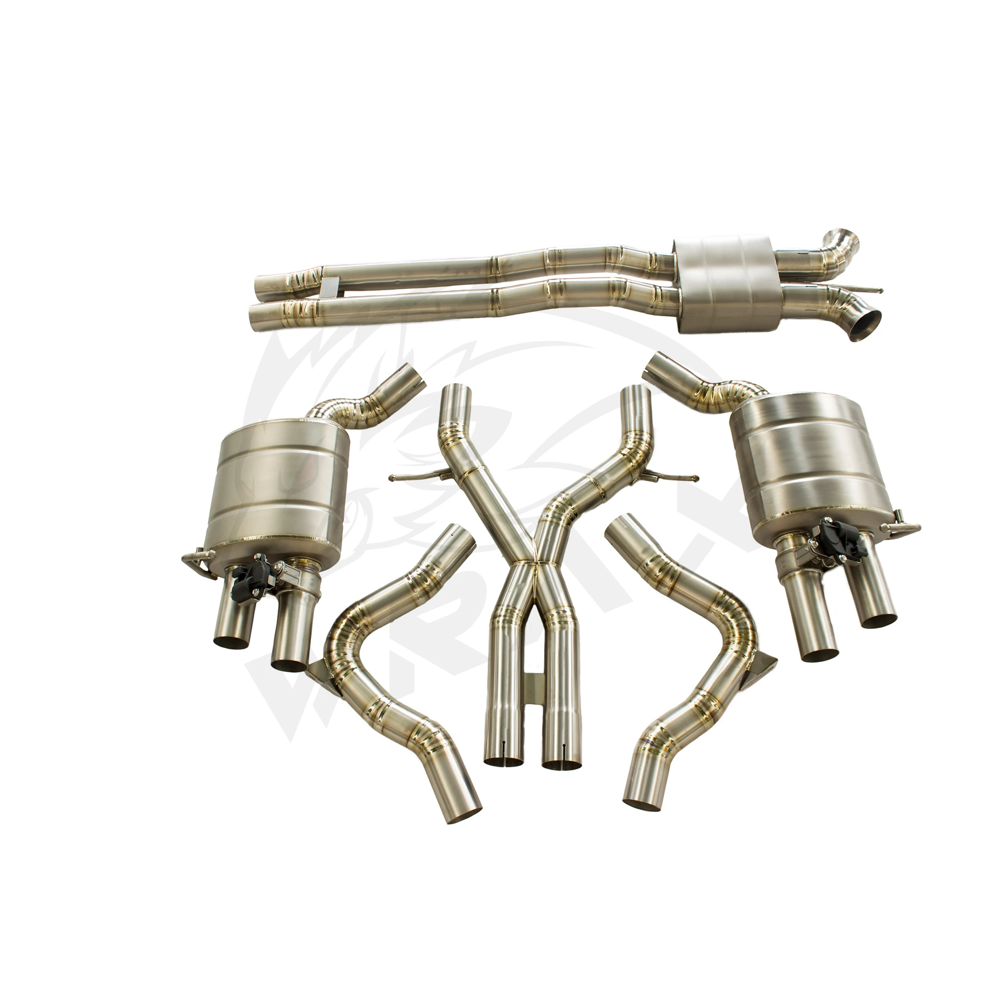 Ulepszenie układu wydechowego WRAX Performance dla Porsche Panamera (Typ 971) - Catback ze stopu tytanu z zaworami tłumika