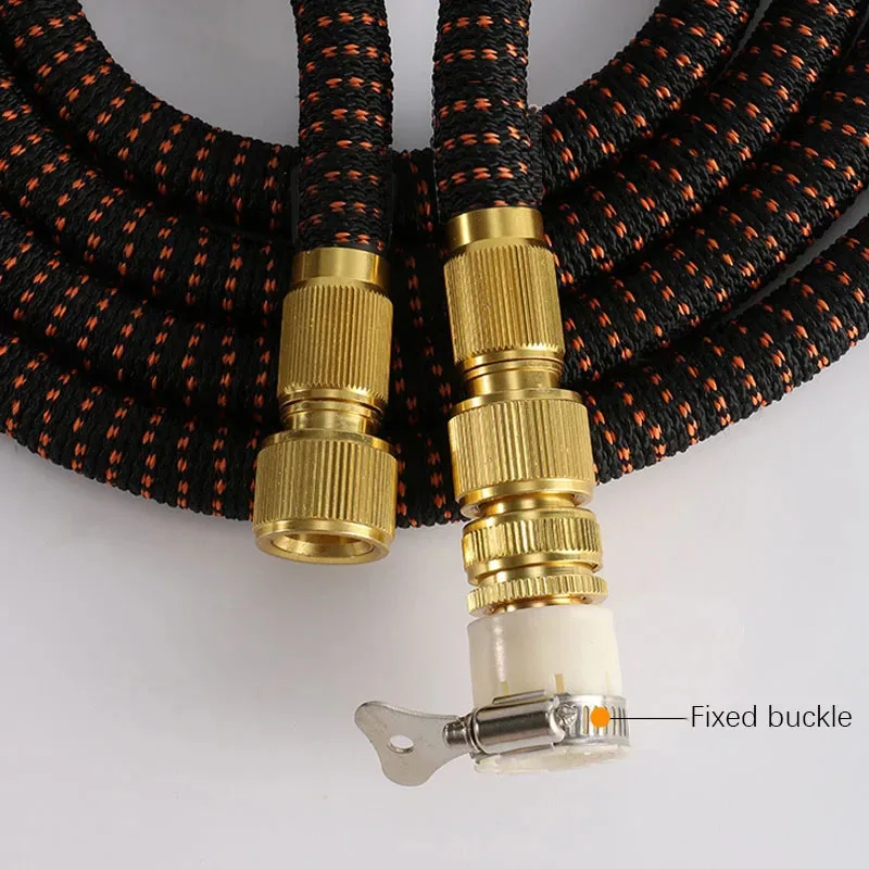 Home Garden Hose With Expandable Dual Color Magic Irrigation Pipe 25-125FT Suitable For Garden Farm Irrigation And Car Washing