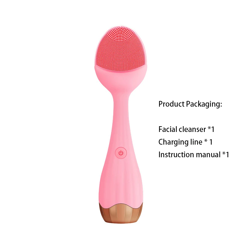 

Soft Silicone Face Brush Cleanser and Massager Manual Facial Cleansing Brush Exfoliating Silicone Face Scrubber For Women Men