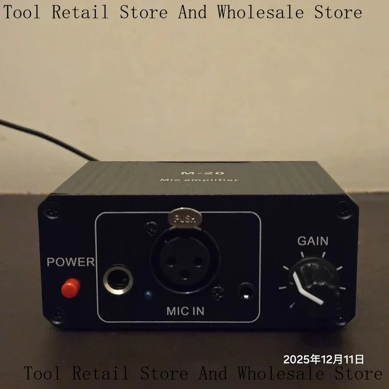 Live Streaming Sound Card With Outdoor Instrument Preamp For Condenser And Dynamic Microphones - Enhanced Version