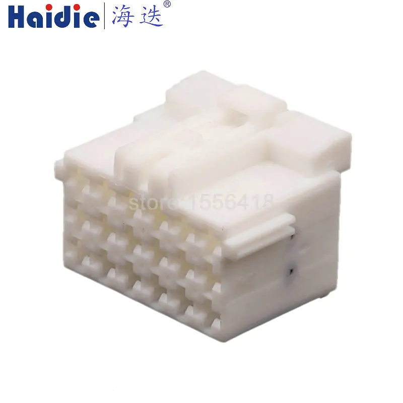 

1-20 sets 18 Pin White Auto Connector Automotive Electrical Socket Car Unsealed Adapter Vehicle Accessories 2-967624-1