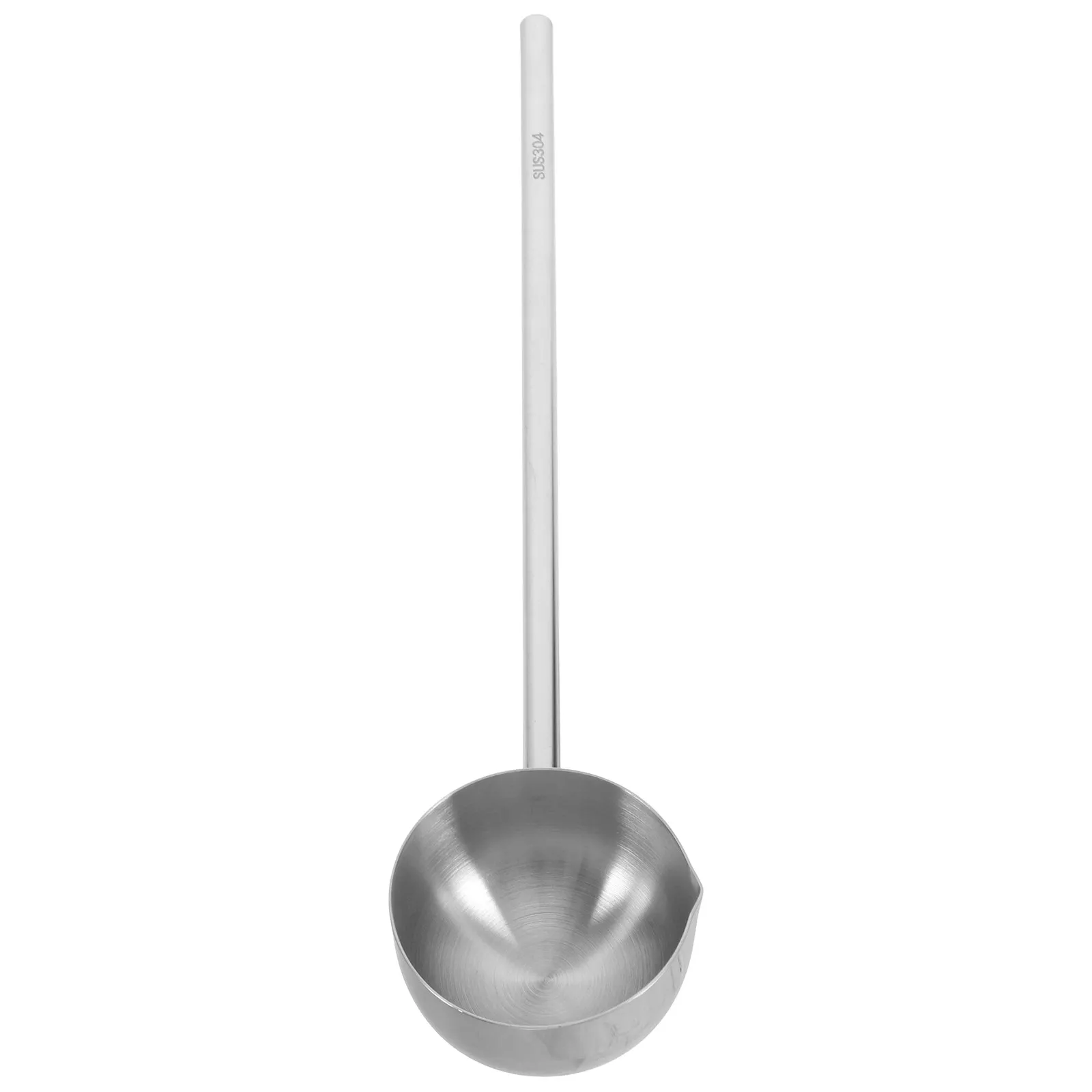 304 Stainless Steel Mini Oil Pouring Pot with Long Handle for Hot Oil Frying Soup Butter Melting Gravy Sauce Cooking Small Milk view 3