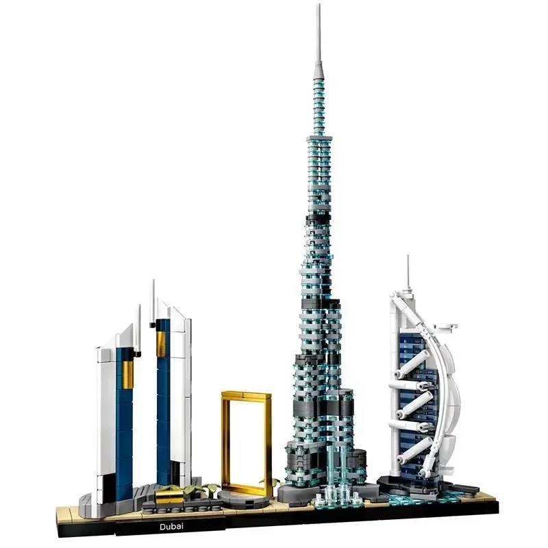 New York London Pairs Dubai Lanmark City Skyline Building Blocks 21052 21044 21028 21034 21032 21027 Construction Bricks Set