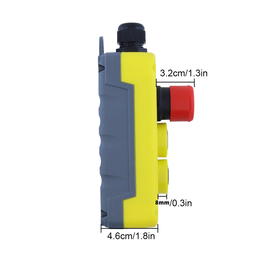 ABS Truck Tail Plate Control Button Box Easy Operation Easy To Install