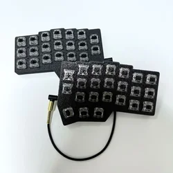 Corne V4.1 Split Keyboard Kit Customized PLA Case RGB Hot Swap Wired Corne Split Keyboard for Vial Ergonomics Cherry Choc V1 V2