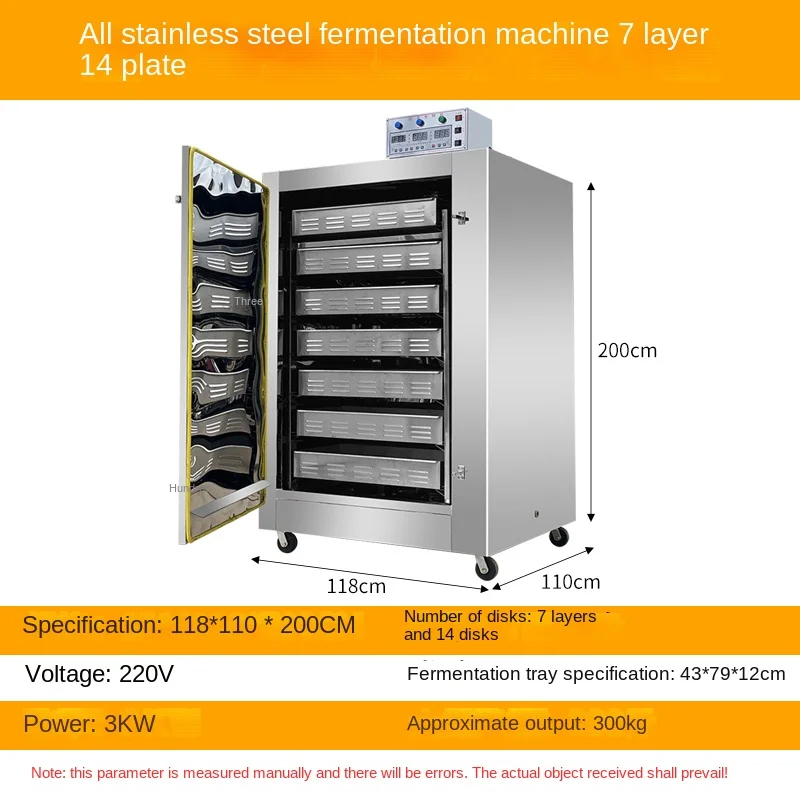 Zwarte Thee Fermentatiemachine Roestvrij Staal Intelligente Temperatuurregeling Natte Thee Gisting Zwarte Thee Apparatuur