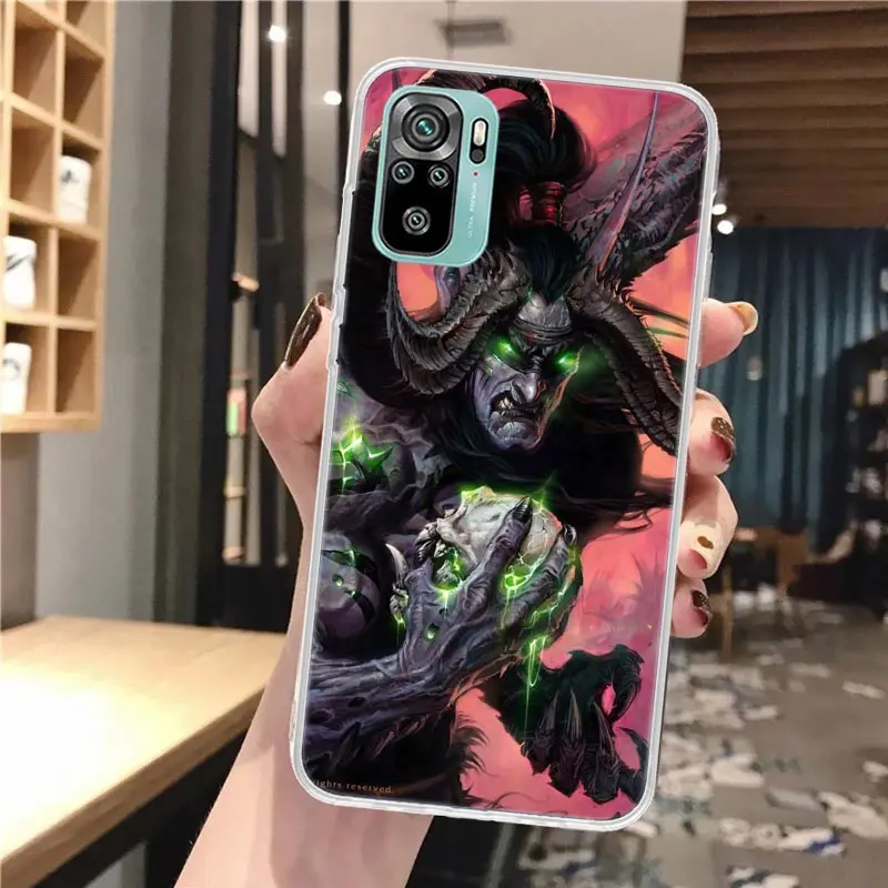 W-World Of W-Warcraft W-Wow Soft Phone Case For Xiaomi Redmi 10 10A 10C 9 9A 9C 9T 12 12C 8 8A 7 7A 6 6A S2 K20 K40 Pro 10X K30