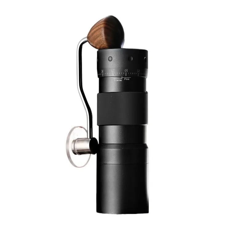 Portable Hand Coffee Grinder Precise External Adjustment Burr Mill Uniform Bean Grinding Machine for Home Travel Camping