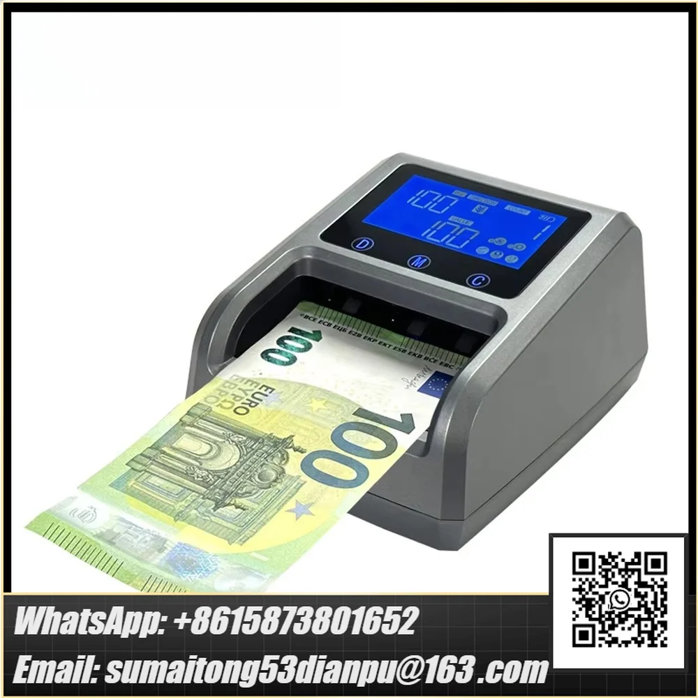 600C Money Detecting Machine  Israel Mini Fake Bill  Banknote Counters Handy Mix Value Detectors