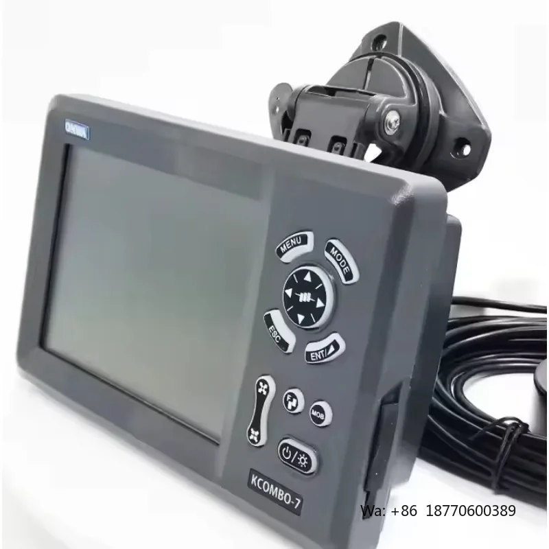 High Precision 7-inch Marine GPS Chart Plotter with IPX5 Waterproofing and 10.5-35VDC Power Supply for Boat Navigation