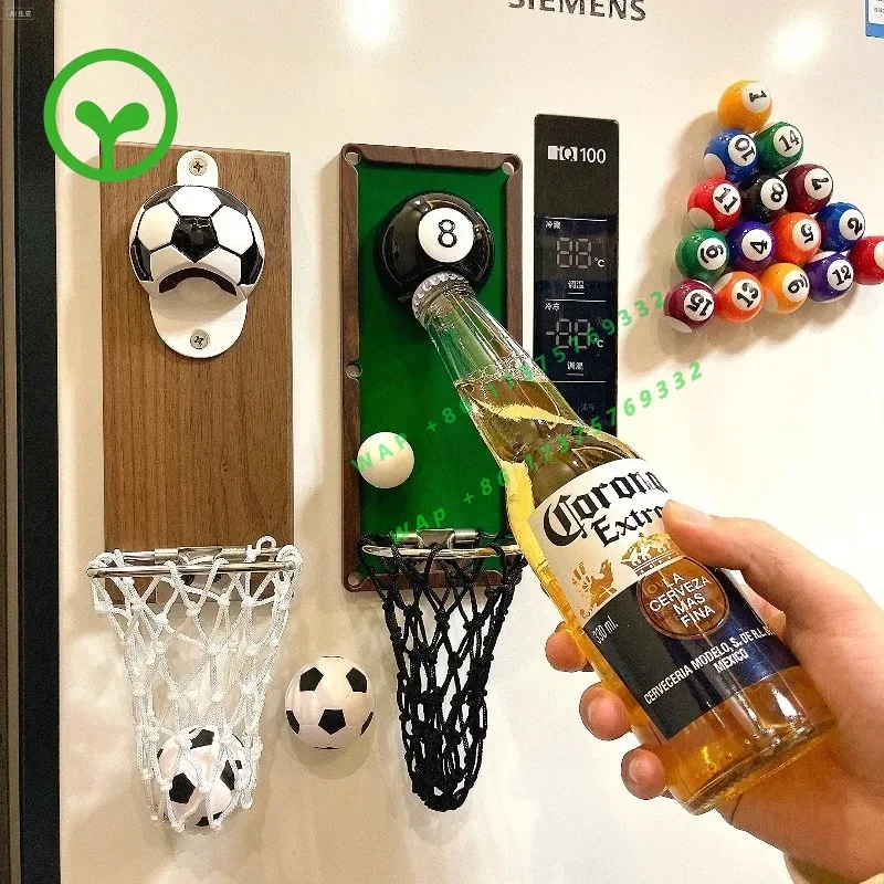 26 StyleBottle Opener, Refrigerator Sticker, Billiards, Refrigerator Sticker, Bottle Opener.