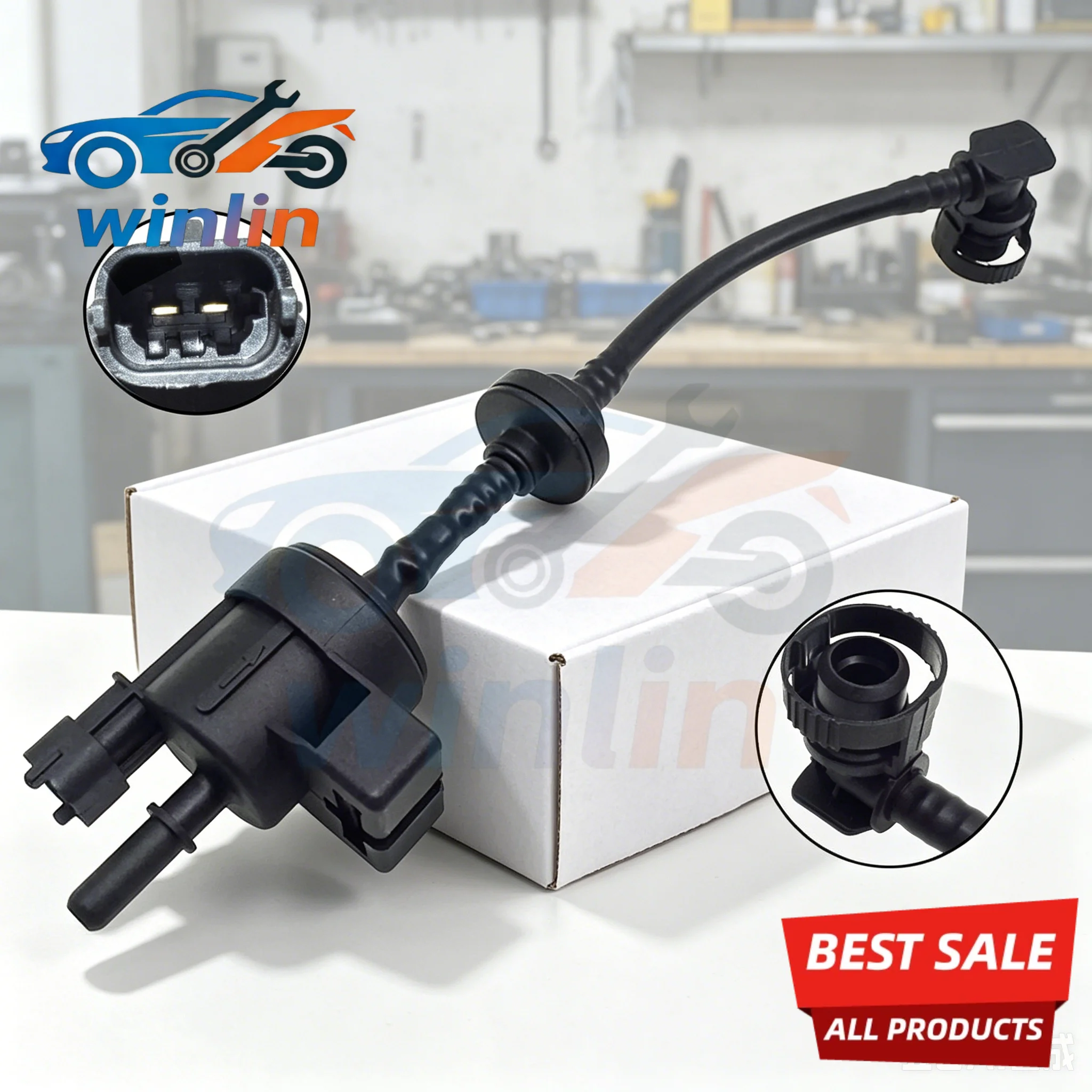 Válvula Solenoide de Purga del Canister de Vapor OEM para Buick Encore, Chevrolet Cruze, Sonic, Trax, Vauxhall Adam, Astra J 55573017 55576071