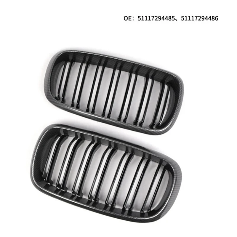 Front Bumper Grille For BMW X5M F85 X6M F86 X5 F15 X6 F16 Front Kidney Grill Racing Grills 51117294486 51117294485 Accessories