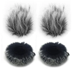 Furry Windshield Mic Muff Microphone Windproof Cover Foam Filter Sponge for ZOOM H1 H1N Noise Cancelling Recorder Accessories