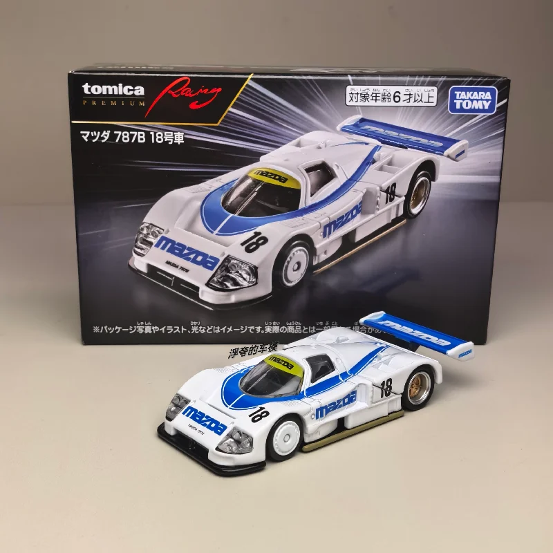 Takara Tomy Tomica Premium Racing New Mazda 787B #18 Le Mans Racing Car Diecast Alloy Simulation Model Desktop Collectible Gift