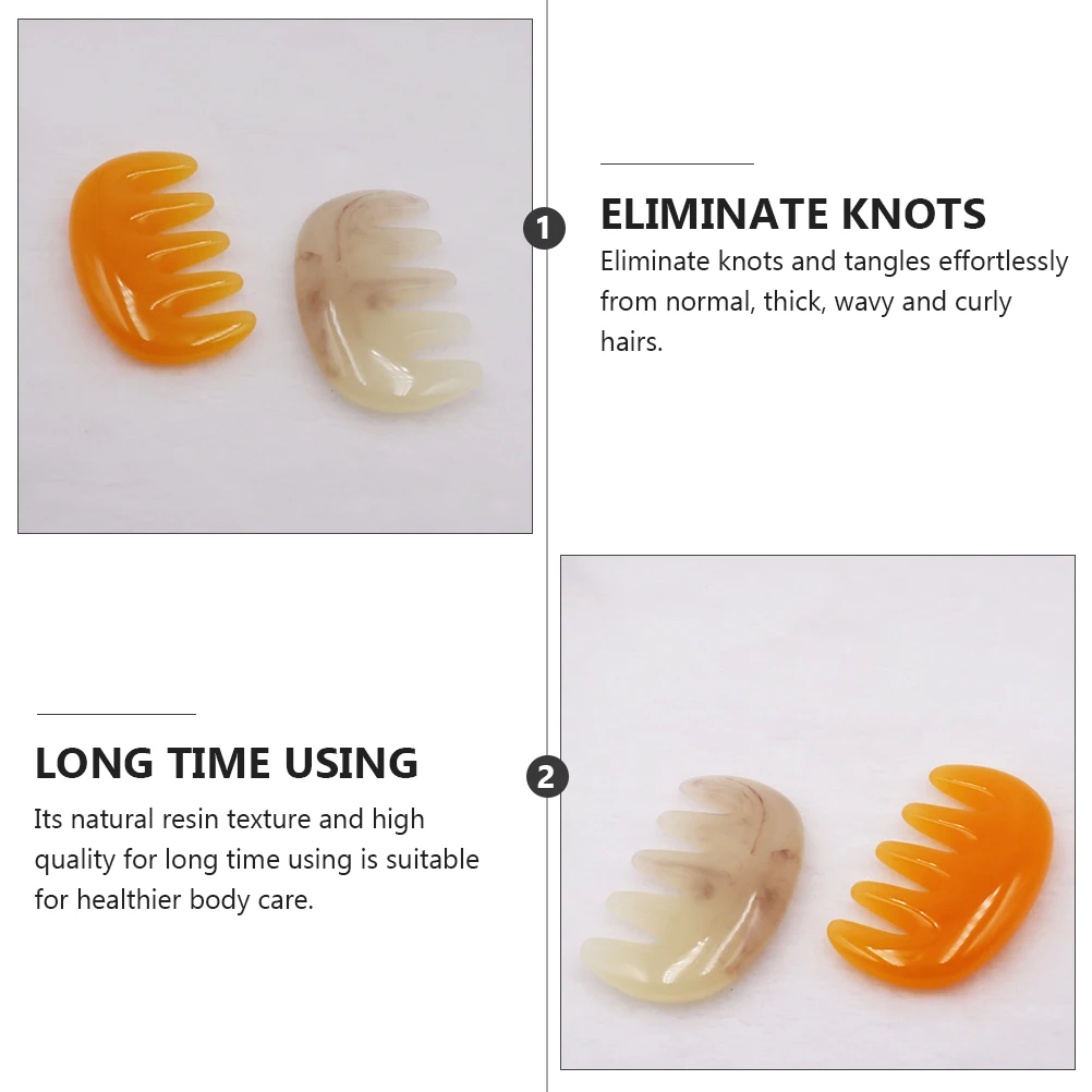 

Massage Comb Hair Scalp Woman Practical Tool Portable Creative Resin Anti-static