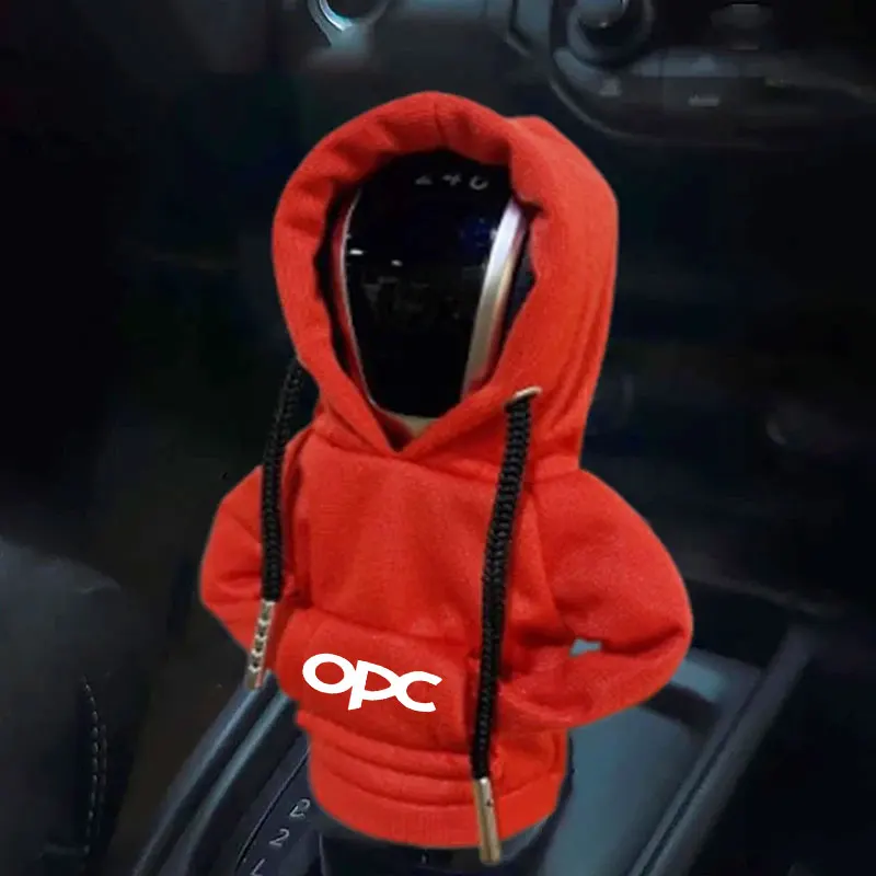 Sudadera con capucha para cambio de marchas de coche, cubierta de cambio, decoración de manija de engranaje OPC para Opel Astra G H J K F Corsa D