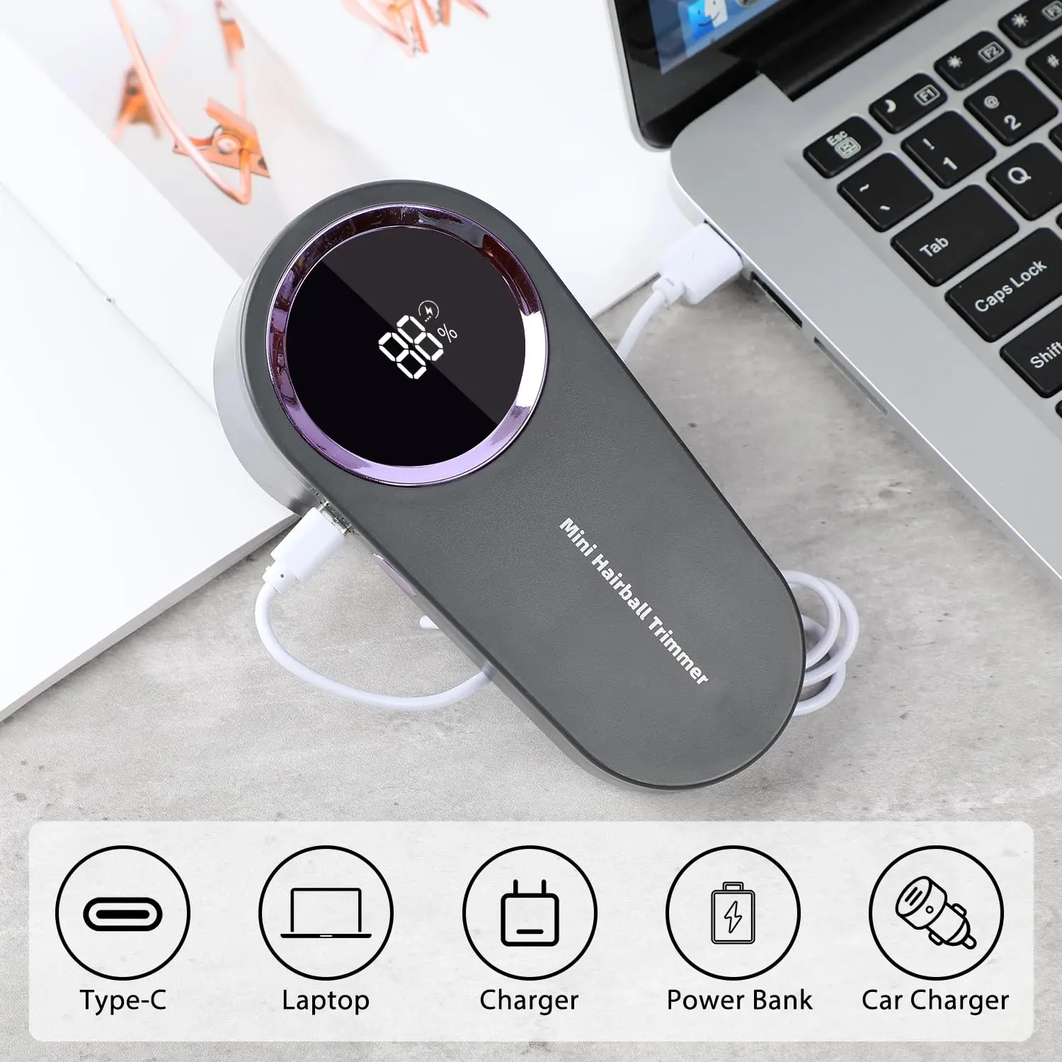 Lint Remover USB Lade Elektrische Pellet Maschine Haar Ball Lint Trimmer Tragbare Elektrische Kleidung Lint Maschine High-speed Moto – Detail 11