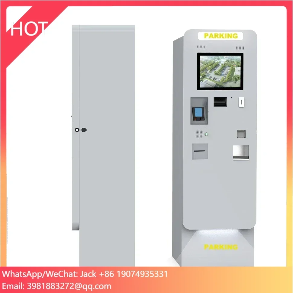 Automatic Pay Parking Lot Ticketing Machines Car Parking System RFID Access System Parking Lot Ticket Kiosk