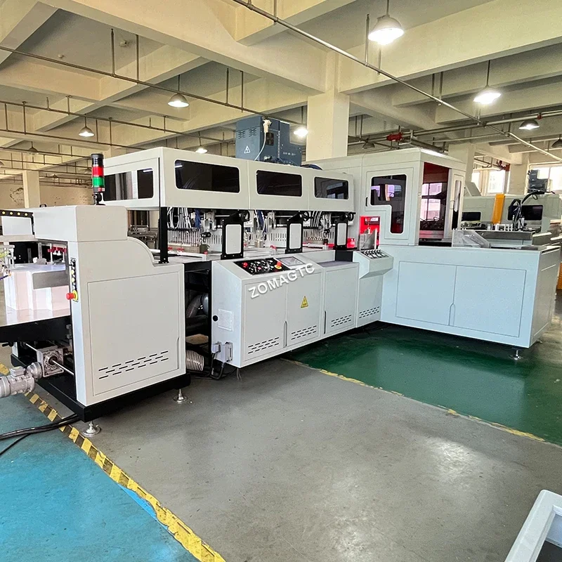 Fully Automatic ZM-ES800 Case Packer Carton Packing Production Line  High Quality Napkin Box Making Machine
