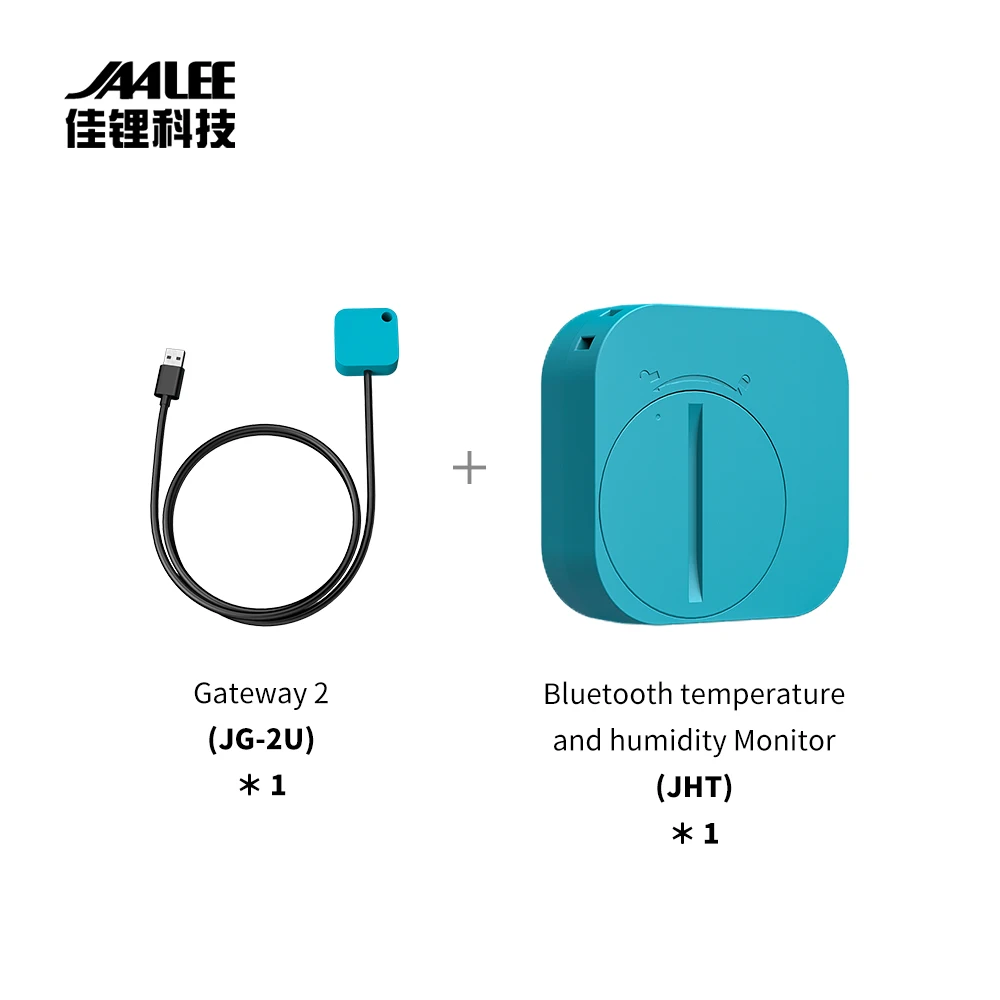 JAALEE JHT Water-Resistant Indoor/Outdoor  Temperature/Humidity/Dewpoint/VPD Smart Sensor  Thermometer/Hygrometer Logger Export