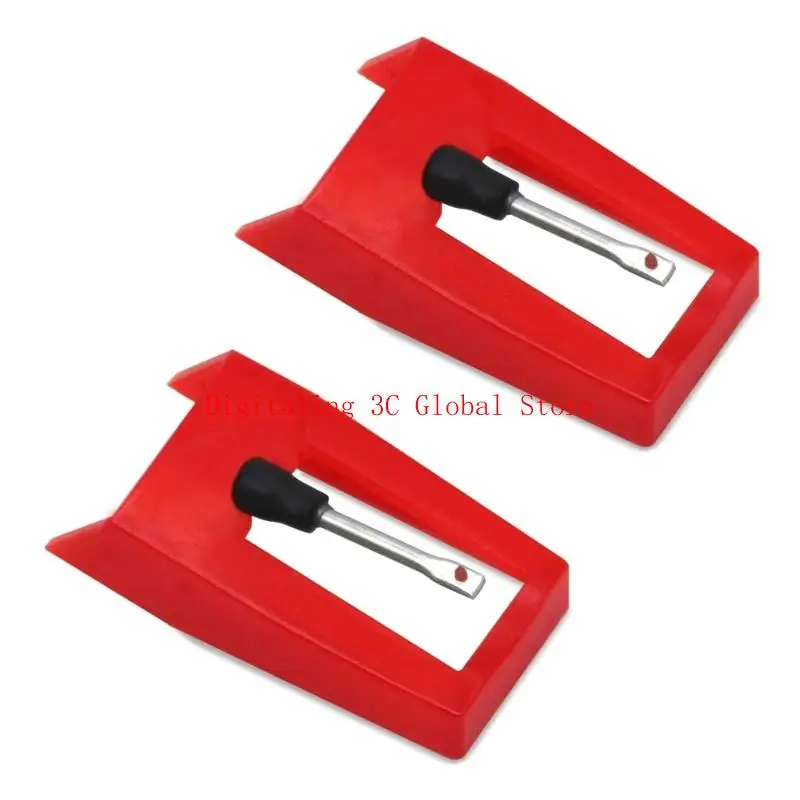  Record Player Needle Replacement Styluses Turntable Needle Phonograph Needle with Cleaning Brush for Vinyls Record Player