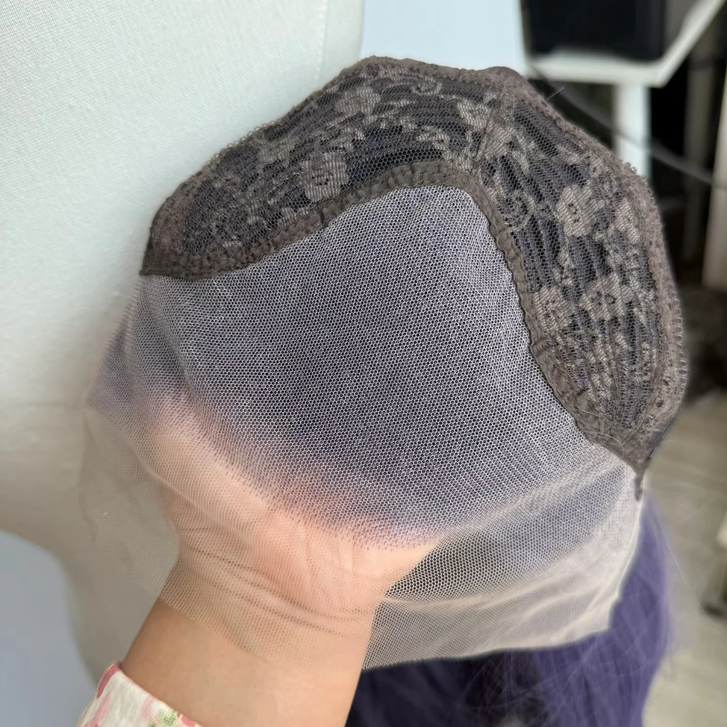 Starfire Cosplay Pruik Raven Korte Paarse Kant Voor Pruiken Rechte 12 inch 13x4 HD Kant Frontale Natuur uitziende Haar Hallowmas