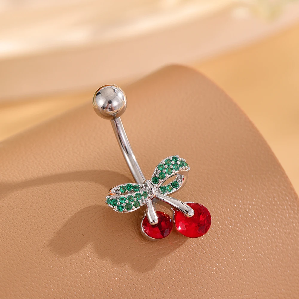 14G Long Dangled Belly Button Rings Stainless Steel Buttefly-Knot Heart Pearl Belly Piercing Nombril for Women Sexy Body Jewelry
